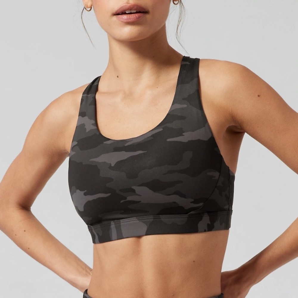 Athleta camo sports bra barely worn
